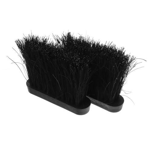 LABRIMP 2pièces Brosse De Rechange pour Cheminée Tête Compacte PP Et Sisal Et Ergonomique pour Nettoyage Poussière Et Cendres Au Foyer