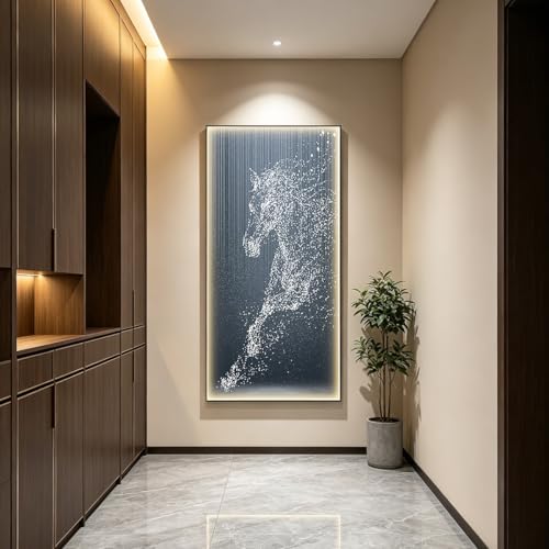 Lampe décorative moderne 3D LED tableau abstrait haut de gamme