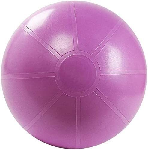 Pelota de fitness morada de 65cm mejora tu postura en la oficina