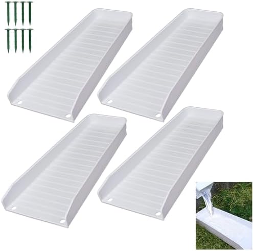 Amazon.com : Rubberific Premium Rubber Downspout Splash Block, Rain ...