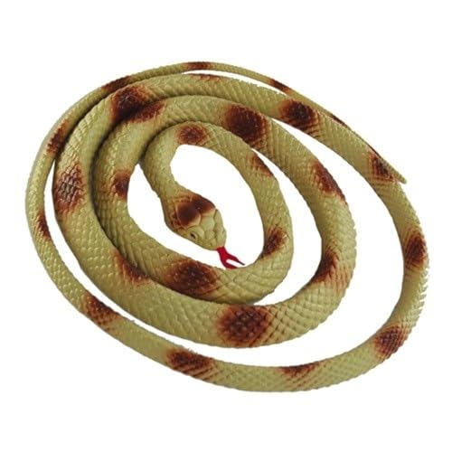 Deluxebase Snakey de Serpent réaliste de 140 cm de Long - Jouet. Blague Amusante, Faux Serpent. Vous penseriez Que C'est réel!