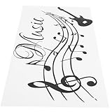 TEMPNAP 音符ウォールステッカー 剥がせる 壁シール おしゃれ 音楽モチーフ 製 リビング 寝室 書斎用 インテリア装飾 多用途貼付可能