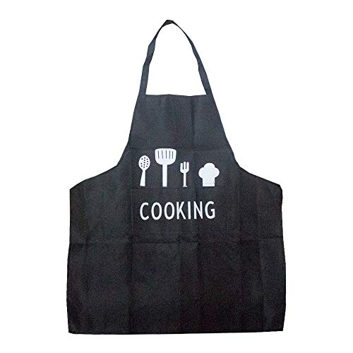 Avental em Tecido para Cozinha e Churrasco - Preto