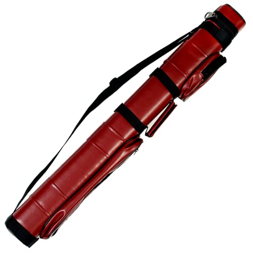 Iszy Billiards 2X2 Hard Pool Cue Stick Carrying Case, Red, C22720-Red2X2 #TOP4