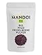 Mandoi BIO wild Heidelbeere Pulver, 100g organic wild blueberry 100% Fruchtpulver ohne Zusätze ohne Zucker, Blaubeere