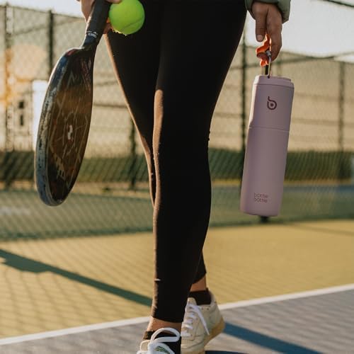 BOTTLE BOTTLE Insulated Water Bottle 24oz with Straw Lid and Handle for Sports Travel Gym Stainless Steel Water Bottles Double-Wall Vacuum Metal Leak Proof BPA-Free - View 4