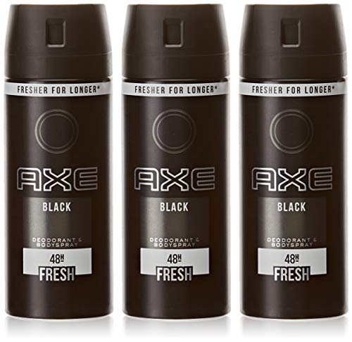 Axe Deospray BLACK ohne Aluminium 150 ml, 3er Pack (3 x 150 ml)