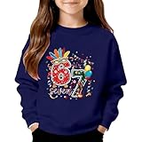 Generisch Unisex Kinder-Sweatshirt mit Rundhalsausschnitt und Grafik „67“ (ohne Kapuze) (Navy, 6-7years)