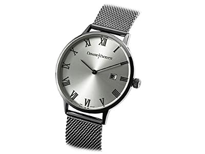 OROLOGIO CESARE PACIOTTI UOMO 38 MM TSST114 SOLO TEMPO CINTURINO ACCIAIO MAGLIA MILANO