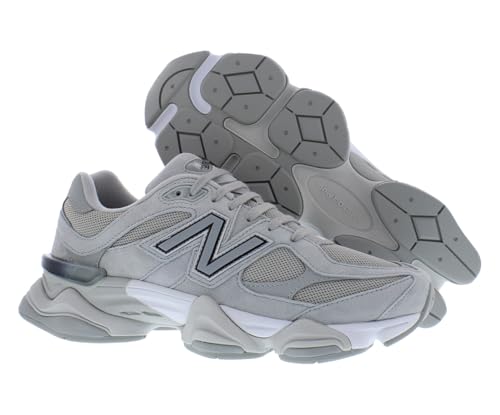 Image of New Balance 9060 Unisex Shoes Size 12, Color: Grey /Grey