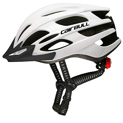 Cairbull Hommes/Femmes Casque de Cyclisme Adult Mountain Road Casque de vélo 55-61cm Casques VTT et VTC Equipé de lumière LED/Lunettes de Soleil Visor/Brim - Image 3