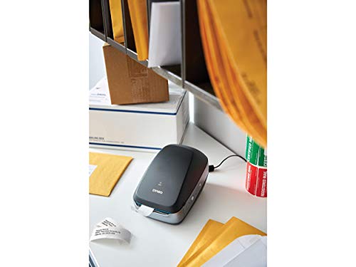 Impressora preta sem fio Dymo 2002150 LabelWriter, 71 etiquetas de quatro linhas/min
