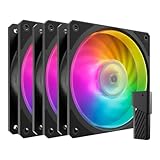 Cooler Master Mobius 120P ARGB 3in1 Performance 120mm PC Case|Liquid Cooler|Air Cooler Fan, Ring Blade Design, PWM 2,400 RPM, Loop Dynamic Bearing, Magnetic Ring, Gen2 ARGB (MFZ-M2DN-243P2-R1)