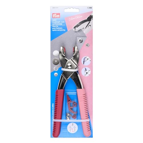 Prym 390914 Vario Pince Baie - Pour boutons-pression, œillets, rivets et boutons en jean - Outil...