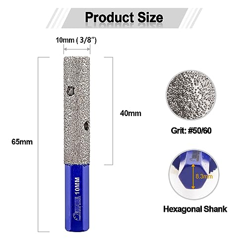 Broca de fresado con punta de diamante SHDIATOOL miniatura 4