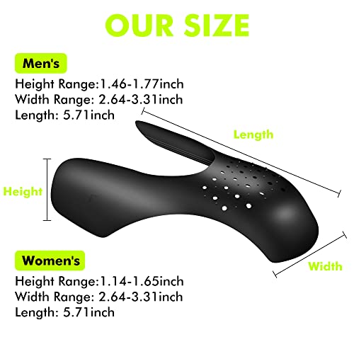 Crease Protectors For Air Force 1 ‖ Jordan 1 ‖ Dunk Low, 4 Pairs Shoe Crease Protector, Crease Guard Suitable For Most Sneakers, Anti Crease Shoe Protector For Men's 7.5 -12/ Women's 5-8.5 #TOP3