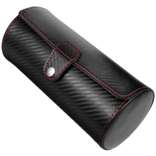ROMISBABA Caja de Reloj Portátil Estilo Simple de Pu para Viajes de Negocios, Pequeña y Ligera, Protege Relojes para Hombres y Mujeres