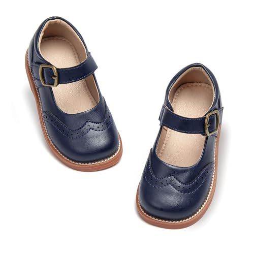 Image of Otter MOMO Toddler /Little Girls Mary Jane Slip-on School Uniform Party Dress Shoes