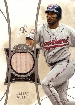 2014 Topps Tier One Relics #TOR-ABL Albert Belle Game Used Bat Baseball Card - Only 299 made! - Near Mint to Mint