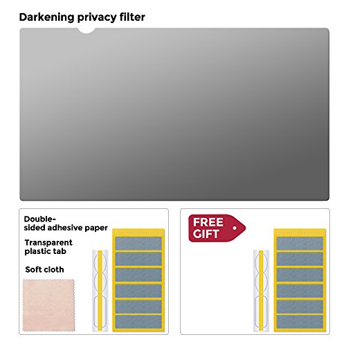 Privox 17.3" Laptop Privacy Screen Filter For 16:9 Widescreen Monitor - Premium Quality Anti-Glare Laptop Screen Protector- Anti-Scratch - Uv And Blue Light Screen Protector #TOP7