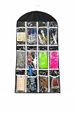 Maximize Your Closet Space: Keep your shoes, jewelry, scarves, belts, and accessories neatly organized with 12 clear pockets. Say goodbye to clutter, tangled items, and messy drawers, and enjoy a well-structured and easily accessible storage system. ...
