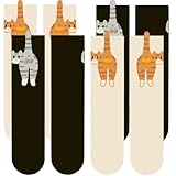 Perfetti for gli amanti dei gatti e del kawaii: particolarmente adatti a chi ama gli stili insoliti. Questi divertenti calzini in cotone sono un must-have for gli amanti dei gatti, gli appassionati del kawaii e gli amanti della moda.