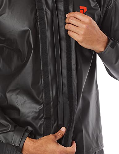 Capas Pioneira, 2900MPREP, Capa de Chuva Impermeável Para Motoqueiro de Pvc Masculino Combate Capuz