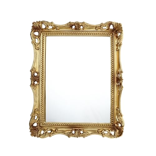 Miroir rétro doré sculpté de table : l'élégance vintage et les finitions baroques d'exception - 2