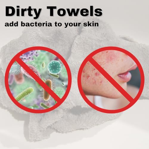 Toalhas de rosto descartáveis grandes, lenços faciais, toalhas de rosto de barbear super macias e gr