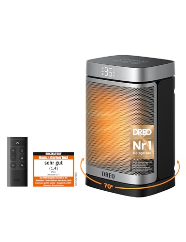 Dreo Heizlüfter Energiesparend Klein, 1500W Heizung Elektrisch...