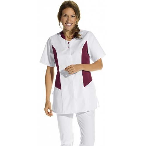 Hosenkasack 1/2 Arm Farbe weiss/beere Größe 52