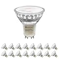 MASTERY MART GU10 LED Bulbs, Non-Dimmable, 50W Equivalent, 4W GU10 Base, 2700K Soft White, Track Light Bulbs for Range Hood, Recessed Lighting, 16 Pack