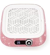 CHRISTINE SHELLY Nail Dust Collector with Reusable Filter Powerful Vacuum Fan Dust Collector Comp...