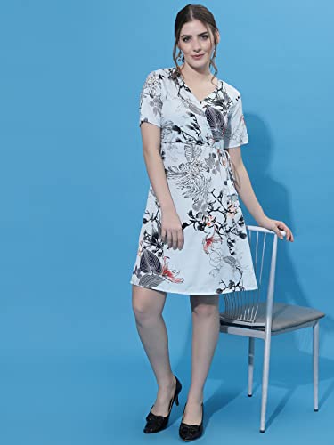 Image of OOMPH! Women's Crepe A-Line Mini Dress Pack of 1