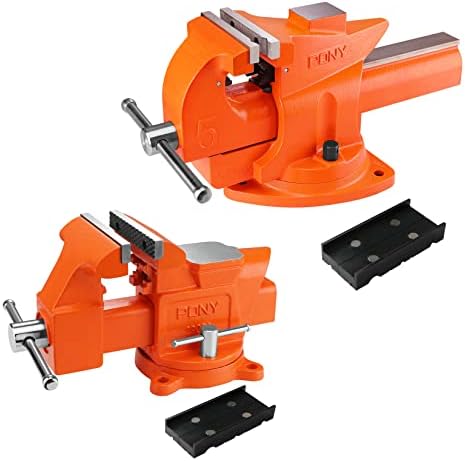 Pony - Heavy-Duty Workshop Bench Vice Swivel Base - 5 Inch - View #12