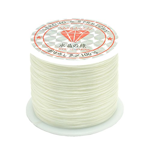 165ft/Roll 0.5mm Colorful Stretchy Elastic Rope Cord 6 Colors Crystal String for Jewelry Making Beading Bracelet Wire Fishing Thread Rope