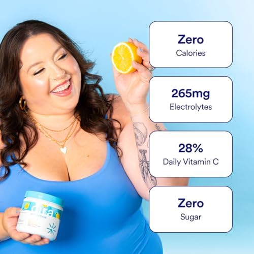 Cira Hydration Electrolytes Powder - Cira x Alicia McCarvell’s Daily Electrolyte Powder, Sugar Free w Himalayan Salt, Magnesium, & Potassium for Dehydration Relief - Self-Love Lemonade, 45 Servings - 2