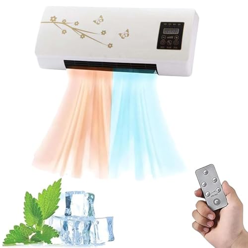 Mini-Klimaanlage zur Wandmontage, keine Installation erforderlich, tragbare Mini-Klimaanlage zur Wandmontage, leise, schnelle Kühlung/Heizung(B)