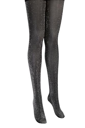 sexy black or grey glitter sparkly shimmery 60D tights stockings pantyhose leggings for women one pair Christmas3