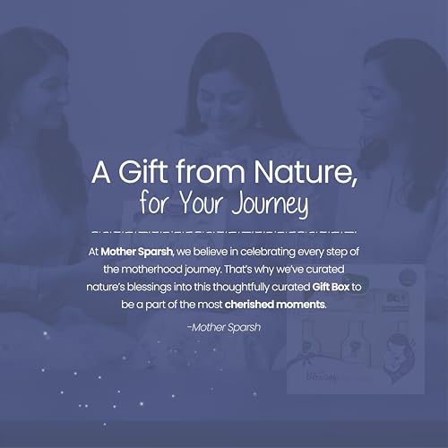 Image of Mother Sparsh Natural Care Gift Set for Babies | Baby Gift Box of 5 | Baby Wipes (40Pcs), Baby Lotion (100ml), Baby Head to Toe Wash (100ml), Baby Shampoo (100ml) & Baby Soap (75g)