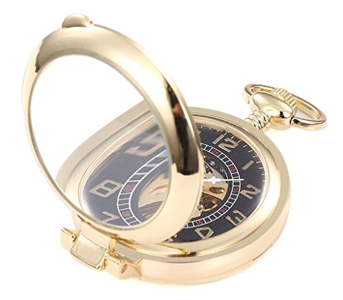 Unendlich-Recht-Winkel-Retro-Handaufzug-Mechanische-Taschenuhr-kleine-Standuhr-Hohle-Skelett-Kettenuhr-Pullover-Halskette-Gold