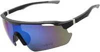 Óculos de Sol Esportivo com Mola na Haste para Corrida Baixa Pace Premium Ciclismo Bike UV400 Masculino Feminino Unisex - Modelo Cooper - Cacife Brand