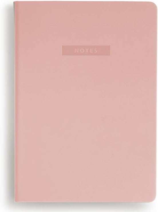MOXON MiGoals A5 Hardcover Lined Notebook - Soft Pink