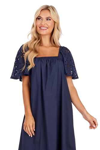 Image of Mud Pie Women's Mud Pie Women's Conny Eyelet Maxi Dress