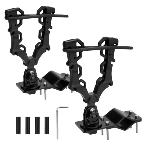 Upgraded Single ATV/UTV Gun Rack, Hunting Tool Holder Mount Compa...