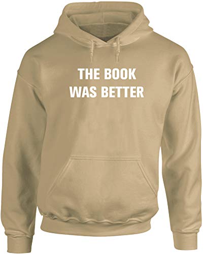 Image of Hippowarehouse The Book was Better Unisex Hoodie Hooded top (Specific Size Guide in Description)