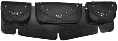 Vance Leather 3 Compartment Studded Windshield Bag by Vance Leather