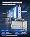 Marsauto D3S HID Bulbs, 66340 42403 42302 35W Xenon Bulb, D3S 8000K White Blue, Up to 500% Brightness, Pack of 2