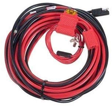 Motorola HKN4192 / HKN4192B OEM 20-Foot Power Cable Assembly – 45-Watt Mobile Radio Power Cord, Heavy-Duty, Vehicle & Base Station Use