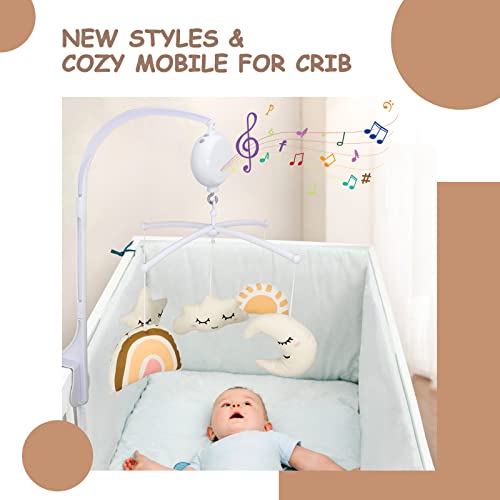 Baby Mobile For Crib With Crib Mobile Arm And Music Box - 3 Modes, 12 Soothing Lullabies, Volume Control, Easy Install, Portable Crib Mobile Motor - Perfect Nursery Toy For Newborns And Infants #TOP4